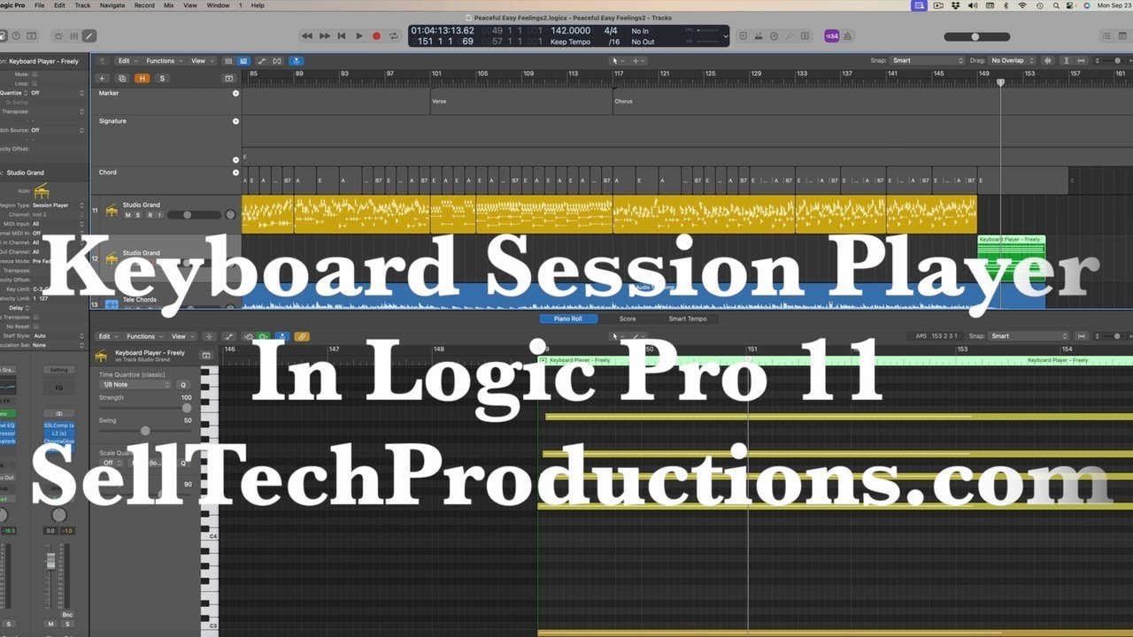 Logic Pro 11 Keyboard Session Player #logicprox #logicpro11