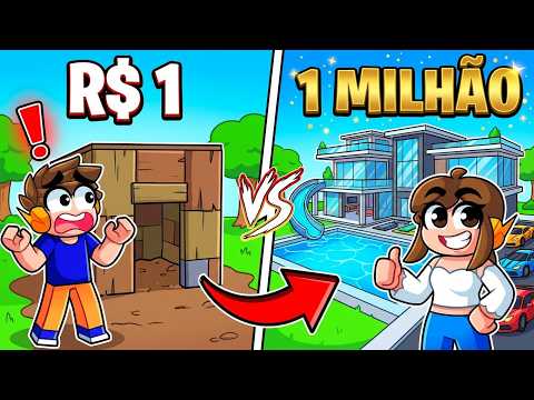 A $1 house vs. a $1 million house on Roblox!