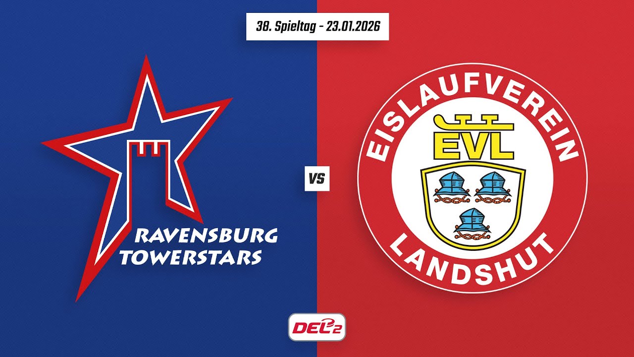38. Spieltag DEL2 | Ravensburg Towerstars vs. EV Landshut | Game Highlights