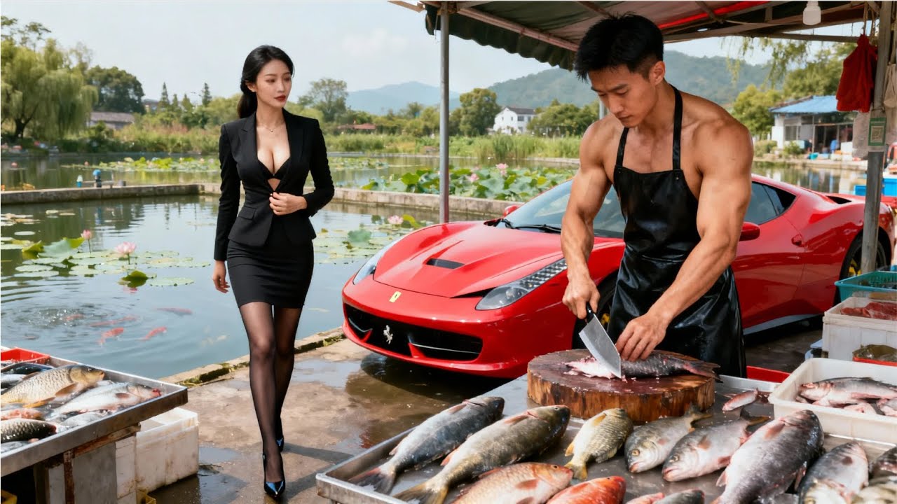 Héritière riche poursuit jeune homme pauvre 10 rues pour son poisson et l’embrasse en public!