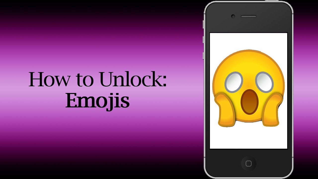 how-to-unlock-emojis-smileys-on-ios-youtube