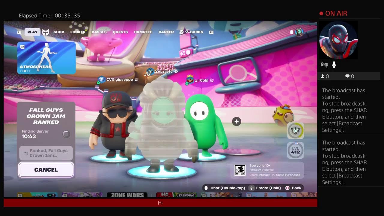 Crown jam with the bros