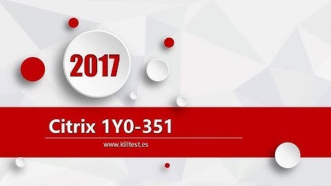 Citrix CCP-N 1Y0-351 latest exam questions