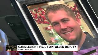 Candlelight vigil for Deputy Aldridge