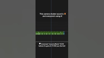 📸 Camera Shutter Sound Effect – Free Download for Videos & Reels! #creativeediting #motiondesign