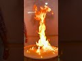 Do not try to extinguish petrol fire 🔥with water // science experiment #youtubeshorts