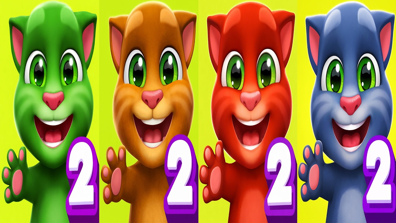 My Talking Tom2 Gameplay 2026 My Talking Tom2 various hues Ep16