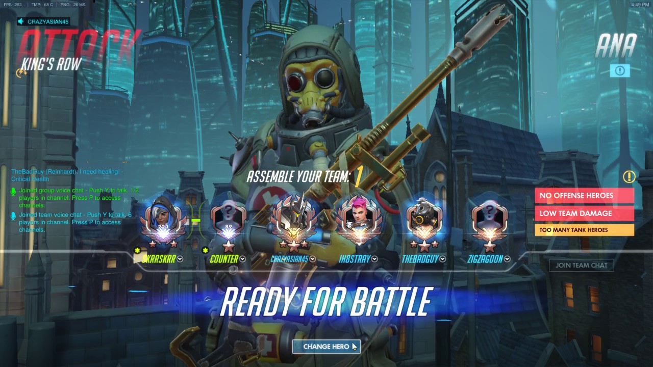 [Season 3: 4300 SR] AimbotCalvin | Roadhog, Soldier:76 | King's Row Pro Gameplay