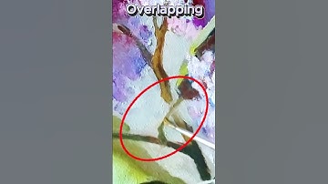 Create the illusion of depth. #howtopaintedges #oilpaintingtutorial #oilpaintingtips #overlapping