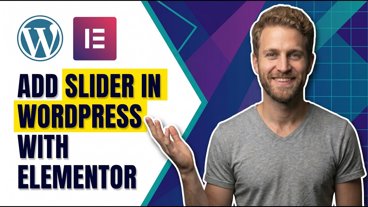 How To Add Slider In WordPress With Elementor Free (Easy Guide) - YouTube