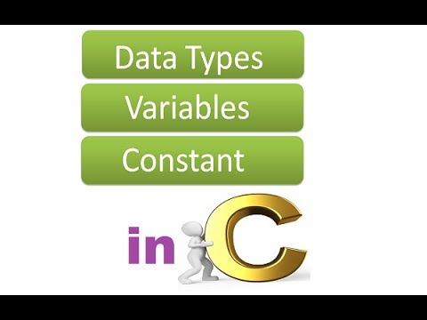 Data types, Variables and constants in C (in Hindi) | MCS-011 | Part-8 ...