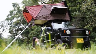 I installed a roof tent on my Jimny!【Product review video】