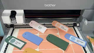 Brother ScanNCut Tips &amp; Tricks - Creating Tags - Cut Area, Aligning, Grouping, Auto Layout &amp; More!