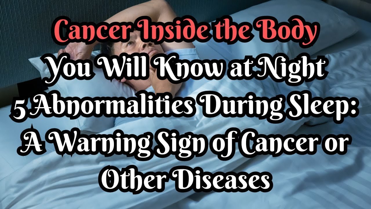 Are You Waking Up in Pain? This Could Be Cancer! Find Out Why!