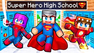 Gara Goes to SUPERHERO SCHOOL In Minecraft!