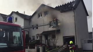 Großbrand in Oberhausen - Gastherme weggeschmolzen