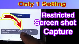 App restricted screenshot captured problem fix/how to take restricted screenshot screenshot 3