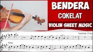 [Free Sheet] Bendera - Cokelat [Violin Sheet Music]