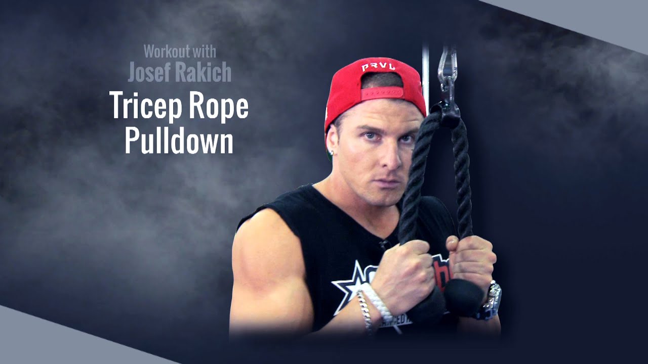 How to Do a cable rope pull down/tear apart to tone triceps « Body  Sculpting :: WonderHowTo