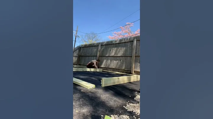 DECK IN A DAY [part 01] - How to Build a Ground Level Deck // DIY Floating Deck