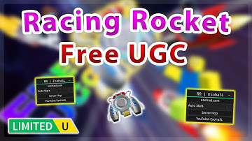 [LIMITED UGC] Racing Rocket | Auto Stars / Server Hop Script