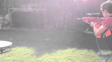 Semi auto HPA Nerf blaster