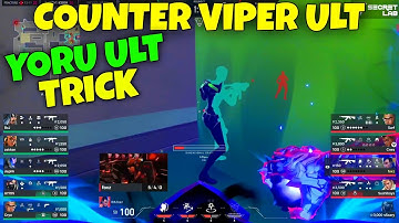 How to Counter Viper Ultimate | Yoru Ultimate Tips and Tricks | Yoru Valorant | Valorant