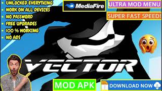 ⚡ Vector Hack MOD APK 2025 | Free Shopping + Premium Unlocked
