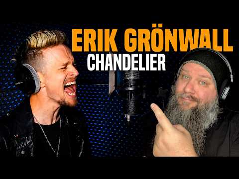 A Big Song Calls For A BIG Voice! Erik Grönwall - Chandelier Cover Reaction