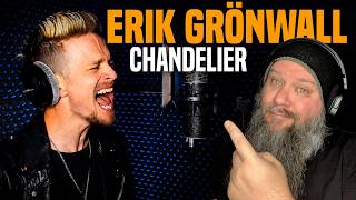A Big Song Calls For A BIG Voice! Erik Grönwall - Chandelier Cover Reaction