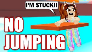 NO JUMP Challenge GONE WRONG!! In Color Block (Roblox)