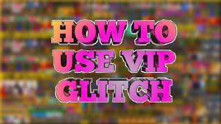 How To Use VIP GLITCH 😈❗VIP GLITCH ❗ Black Devil