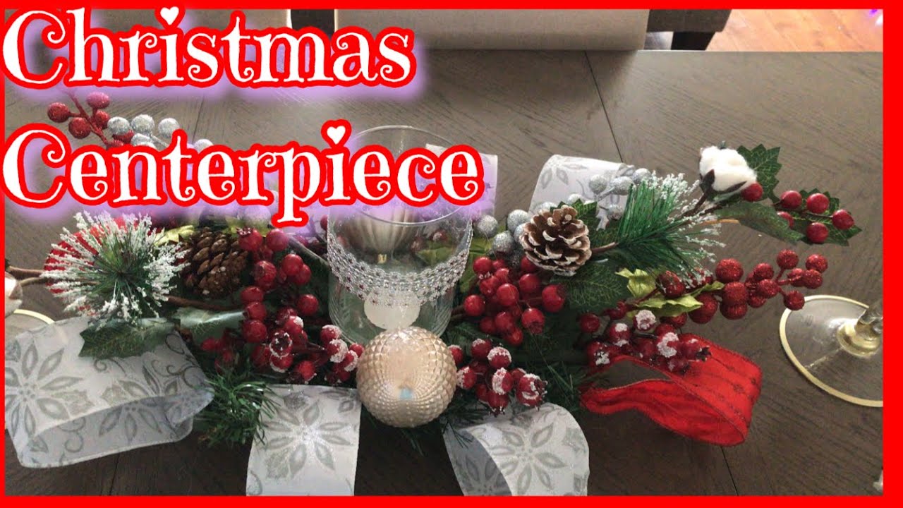 ቀላል ፡የጠረቤዛ ፡ጌጥ ፡ለክሪስማስ/How To Make A Christmas Centerpiece YouTube