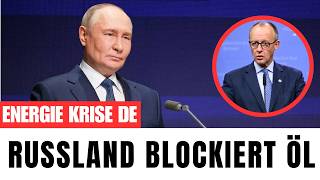 Die Situation verschärft sich: Putin stoppt die Öllieferungen nach Berlin und Ostdeutschland