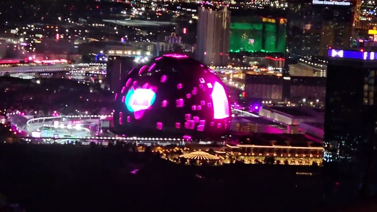 The Stratosphere Tower in Las Vegas sits 1,149' high with an 871' observation deck.