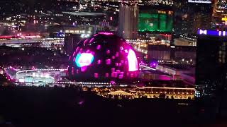 The Stratosphere Tower in Las Vegas sits 1,149' high with an 871' observation deck.