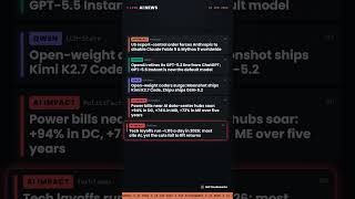 AI News (Jun 18): US disables Claude Fable 5, GPT-5.2 retired & power bills spike ⚡🤖 #Shorts