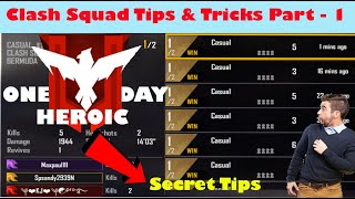 Free Fire Clash Squad Tips and Tricks Part-1 | One day Heroic | Motive Gamer screenshot 3