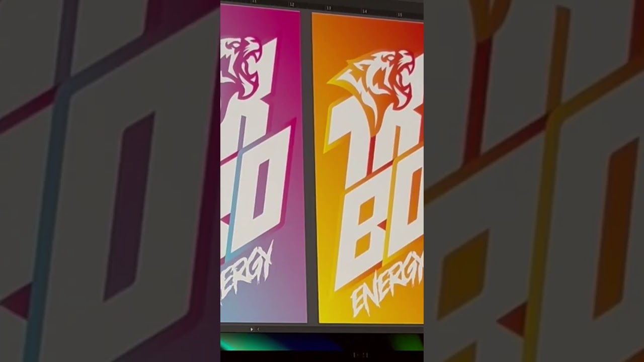 TRBO! An energy drink packaging design. 