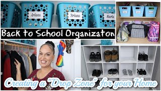 BACK TO SCHOOL ORGANIZATION // CREATING A DROP ZONE FOR YOUR HOME // HOMEMAKING // LIFESTYLE