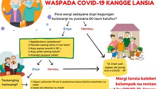 Videografis Waspada Covid-19 Pada Lansia (Versi Bahasa Sunda)