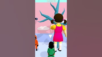 Squid Run 3D ​- Best Funny All Levels Gameplay Walkthrough (Android, iOS