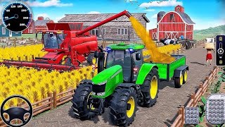 Real Tractor Farming Simulator 2025 - Harvester Tractor Driving - Android Gameplay screenshot 3