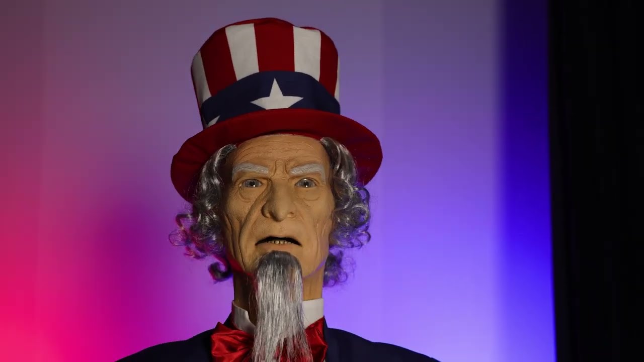 6.5FT Uncle Sam Animatronic Decoration - NEW FOR 2026