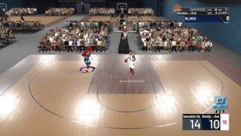 NBA 2K21 : Clip of first snatch block and score