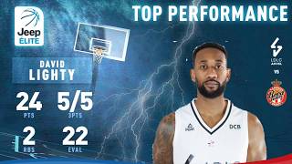 David Lighty (24 points) Highlights vs. Monaco