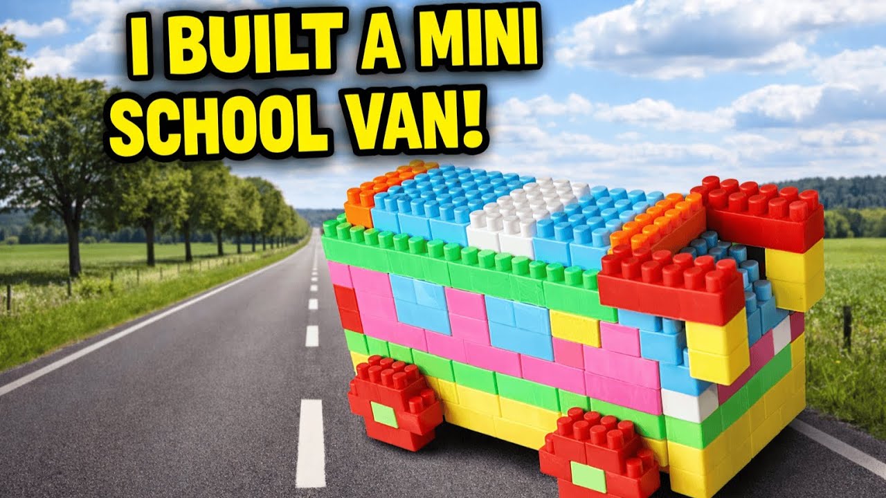 Easy DIY Mini School Bus! 🚌 Building with Blocks (Step-by-Step)