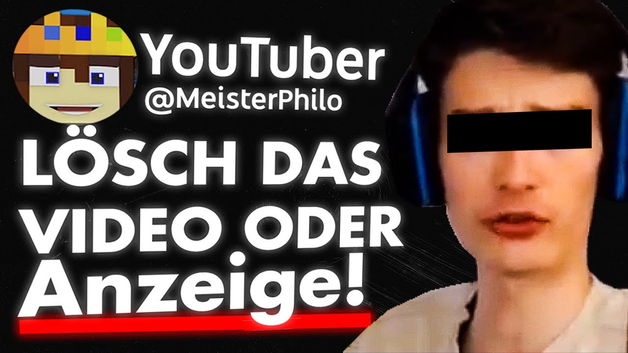 Dieser MINECRAFT YOUTUBER will mich ANZEIGEN...
