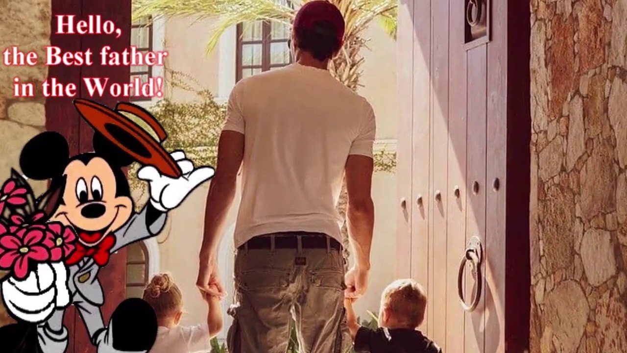 Enrique Iglesias is Super Father!