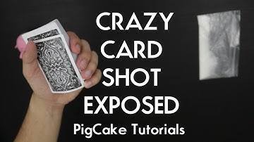 CRAZY CARD SKILLS SHOT TUTORIAL PigCake Tutorials #37